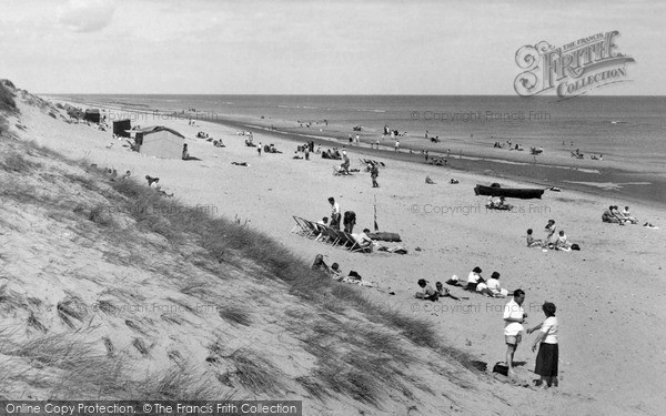 Photo of Sea Palling, The Beach c.1955