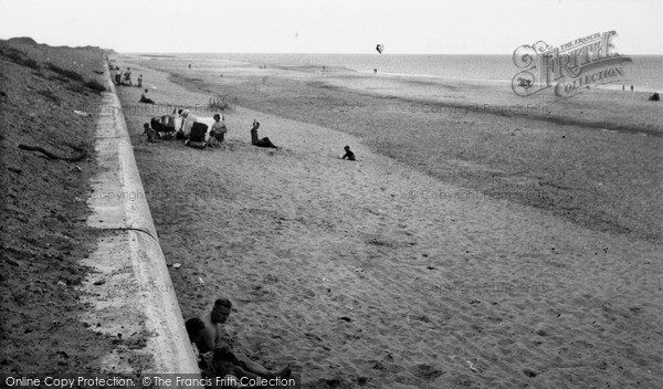 Photo of Sea Palling, The Beach c.1955