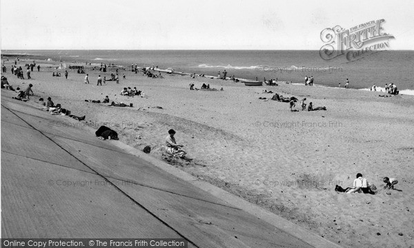 Photo of Sea Palling, The Beach c.1955