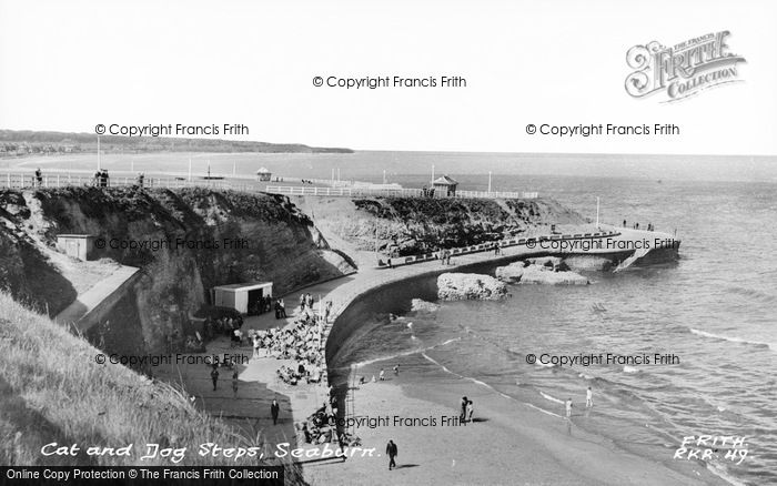 Photo of Seaburn, Cat And Dog Steps c.1965