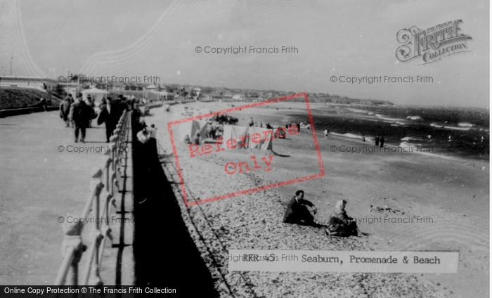 Photo of Seaburn, Promenade And Beach c.1965