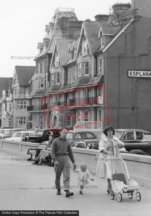 Photo of Seaford, A Family On The Promenade c.1965