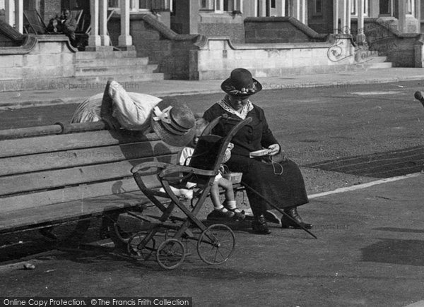 Photo of Seaford, An Old Fashioned Pushchair 1921