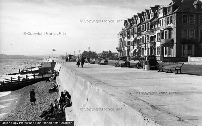 Photo of Seaford, Beach And Sea Wall c.1950