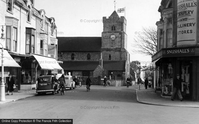 Photo of Seaford, Church Street c.1950