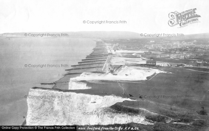Photo of Seaford, From The Cliffs 1900