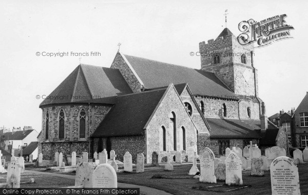 Photo of Seaford, Parish Church Of St Leonard c.1960