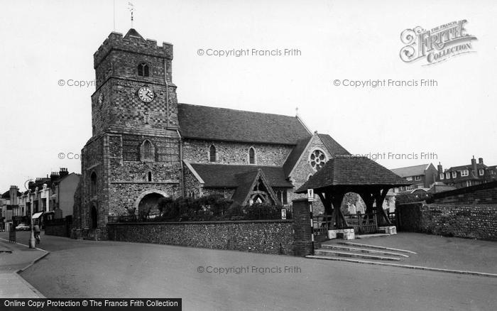 Photo of Seaford, Parish Church Of St Leonard c.1965