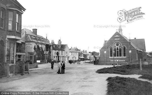 Photo of Seaford, Steyne Road And Crossway Church 1906