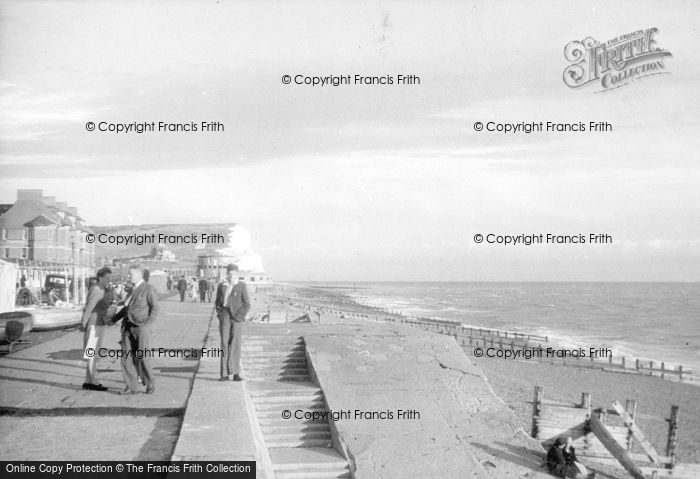 Photo of Seaford, The Beach c.1955