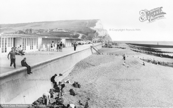 Photo of Seaford, The Promenade And Cliff Head c.1965