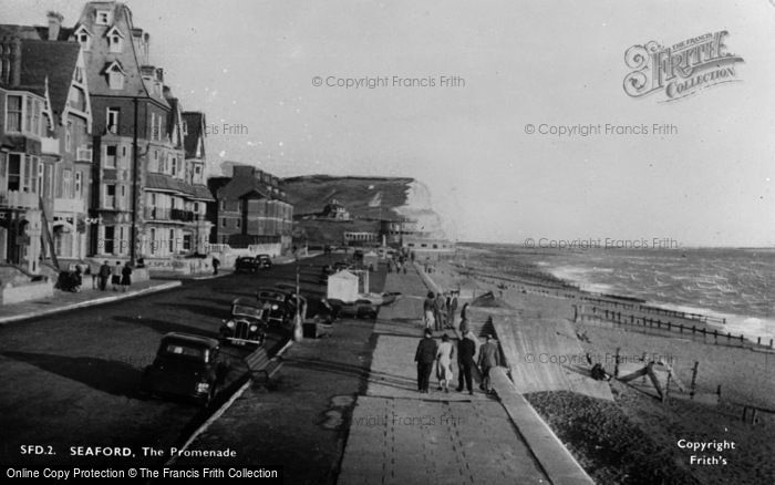 Photo of Seaford, The Promenade c.1950
