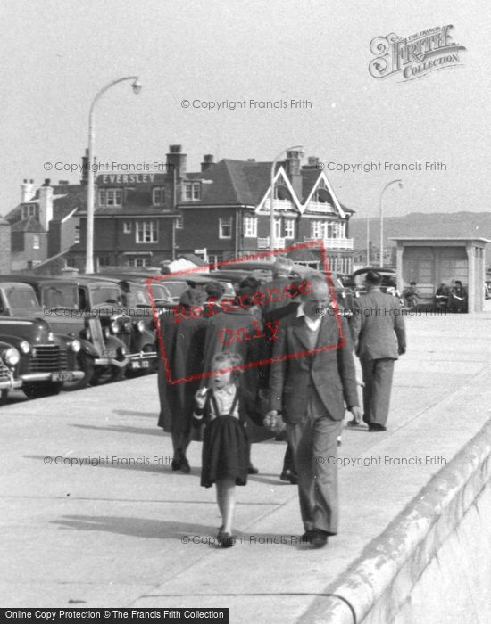 Photo of Seaford, The Promenade c.1955