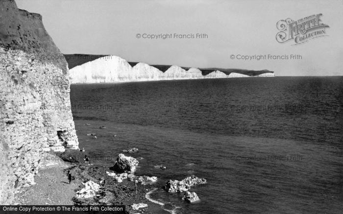 Photo of Seaford, The Seven Sisters c.1950