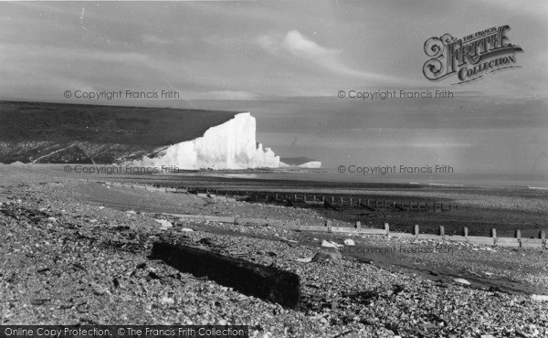 Photo of Seaford, The Seven Sisters c.1965