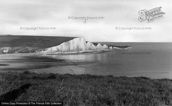 Photo of Seaford, The Seven Sisters c.1965