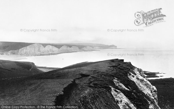 Photo of Seaford, The Seven Sisters Cliffs 1892