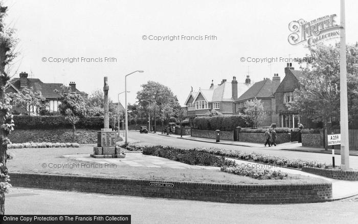 Photo of Seaford, The War Memorial c.1965