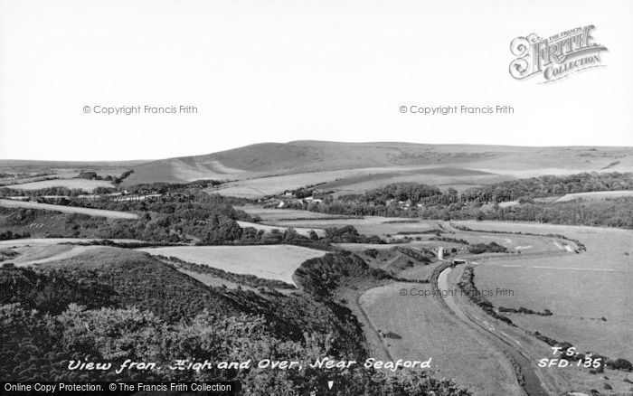 Photo of Seaford, View From High And Over c.1965