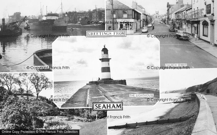 Photo of Seaham, Composite c.1960