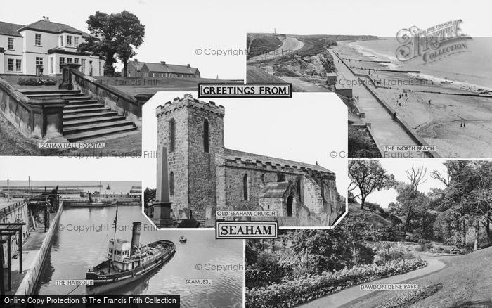 Photo of Seaham, Composite c.1960