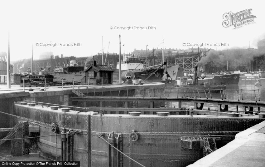 Seaham, Dock Gates c1960