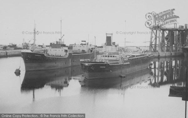 Photo of Seaham, Ships In The Harbour c.1965