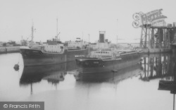 Ships In The Harbour c.1965, Seaham