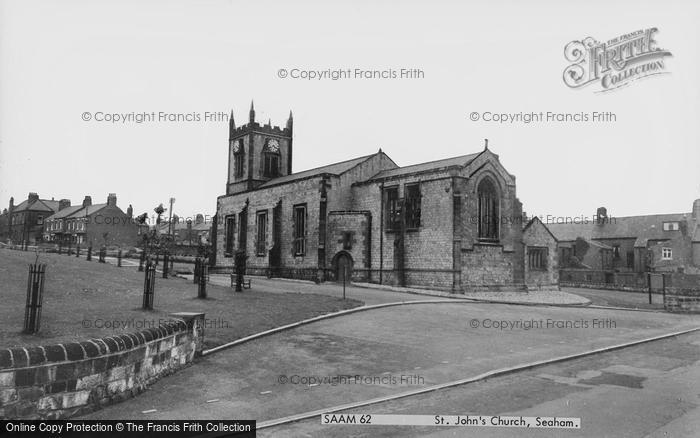 Photo of Seaham, St John's Church c.1965