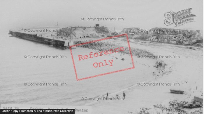 Photo of Seaham, The Beach And Breakwater c.1965