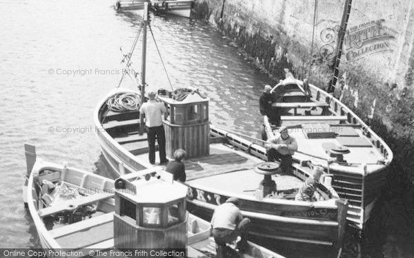 Photo of Seahouses, Fishermen And Their Boats c.1955