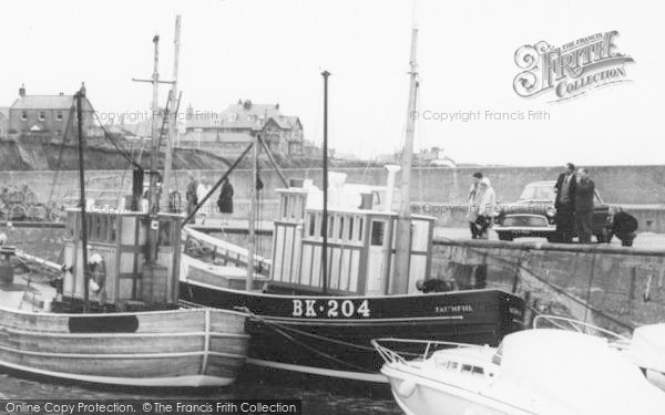 Photo of Seahouses, Fishing Boats In The Harbour c.1965