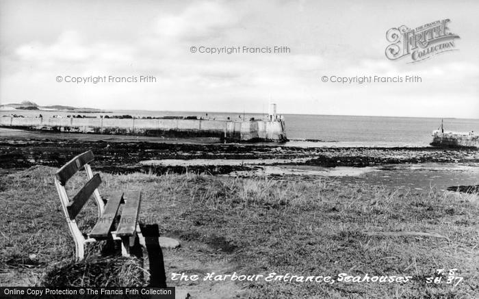 Photo of Seahouses, The Habour Entrance c.1955