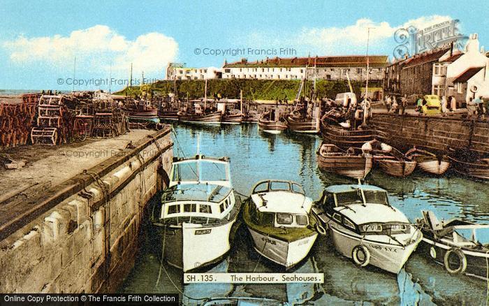 Photo of Seahouses, The Harbour c.1965