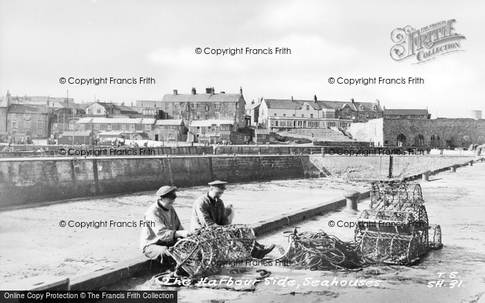 Photo of Seahouses, The Harbourside c.1955