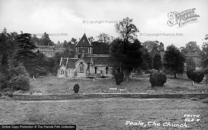 Photo of Seale, St Lawrence's Church c.1955