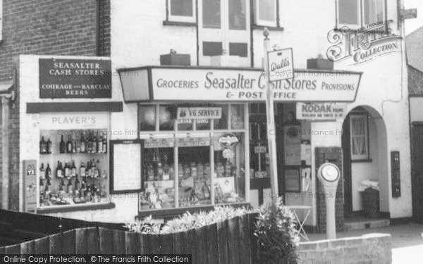 Photo of Seasalter, Cash Stores And Post Office c.1960