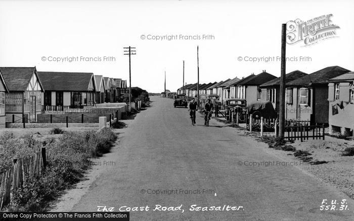 Photo of Seasalter, The Coast Road c.1955
