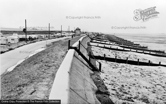 Photo of Seasalter, The Sea Wall c.1955