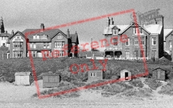 Beach Huts And Houses c.1955, Seascale