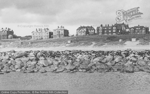 Photo of Seascale, from the Beach c1955