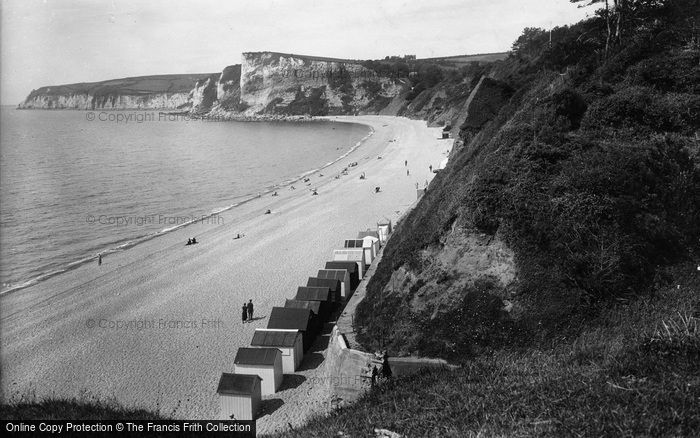 Photo of Seaton, Beach And White Cliff 1922