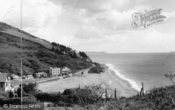 Beach From West c.1955, Seaton