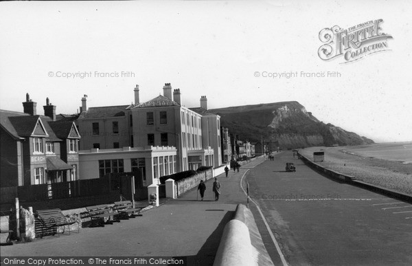 Photo of Seaton, Beach Hotel And Promenade c.1950
