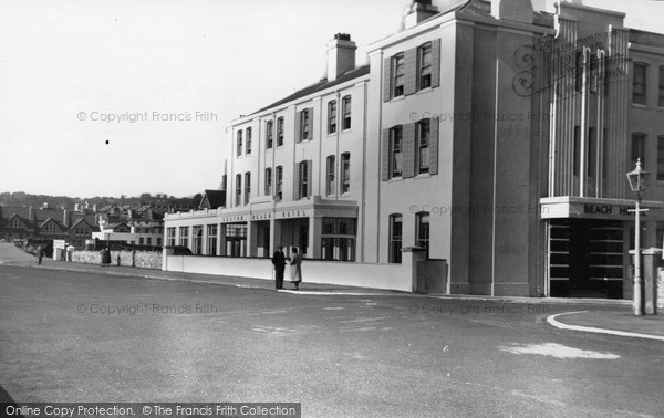 Photo of Seaton, Beach Hotel c.1950