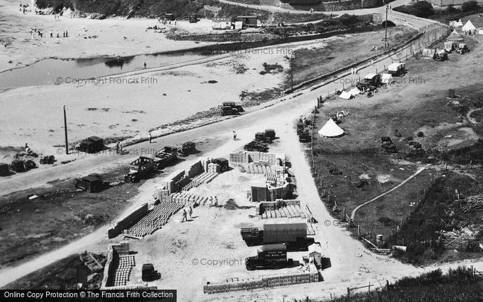 Photo of Seaton, Bridge Road, Concrete Blocks 1935