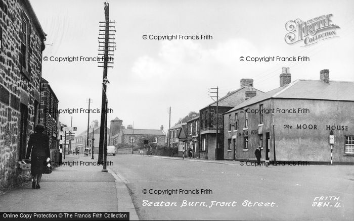 Photo of Seaton Burn, Front Street c.1955