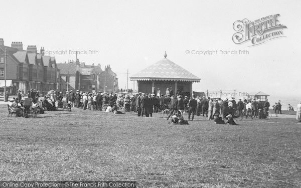 Photo of Seaton Carew, A Gathering Around The Bandstand 1914