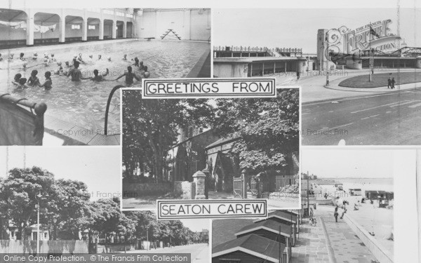 Photo of Seaton Carew, Composite c.1955