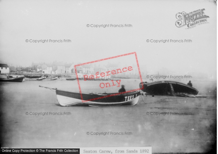 Photo of Seaton Carew, From Sands 1892